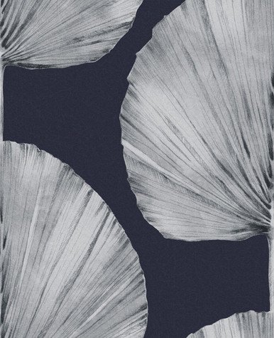 [112195-Sample] Palm Fan Navy (112195) – Muestra