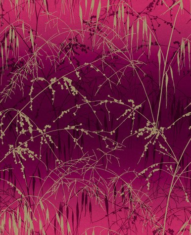 [120396-Sample] Meadow Grass Damson And Soft Gold (120396) – Muestra