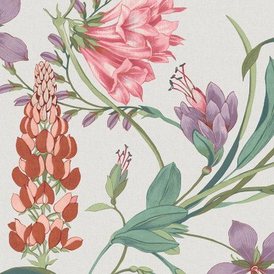 [130297-Sample] Botanists Scroll Mauve Pink (130297) – Muestra